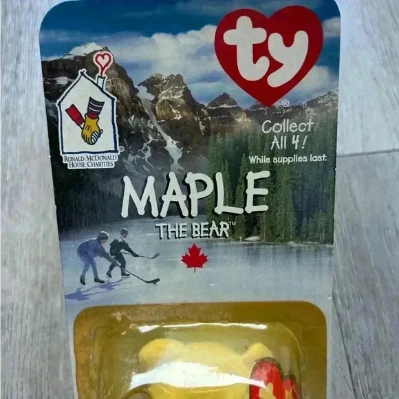 RARE TY Maple The Bear Collector - Picture 2 of 3